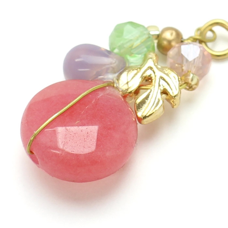 ピアス サージカルステンレス ナチュラルストーン＆ゴールドリーフ | ピアス専門店HOMESLICEPRODUCTIONS | 詳細画像3 