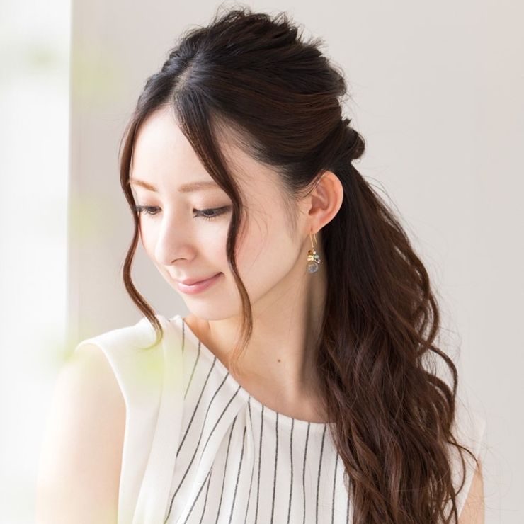 ピアス サージカルステンレス ナチュラルストーン＆ゴールドリーフ | ピアス専門店HOMESLICEPRODUCTIONS | 詳細画像8 