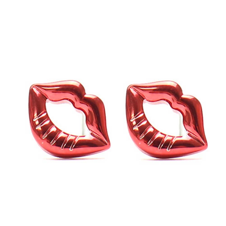 レッド | ピアス サージカルステンレス リップ 1ペア レディース 両耳用 | ピアス専門店HOMESLICEPRODUCTIONS