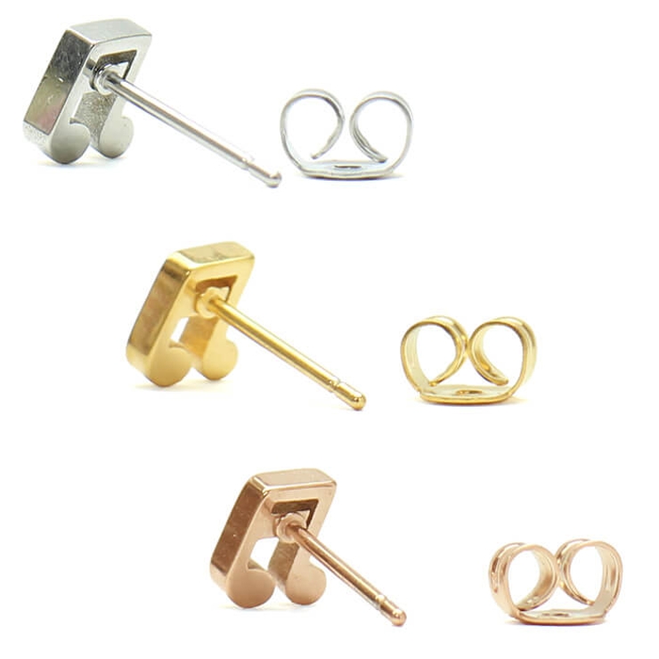 ピアス サージカルステンレス ミュージックノート 1ペア レディース 両耳用 | ピアス専門店HOMESLICEPRODUCTIONS | 詳細画像6 