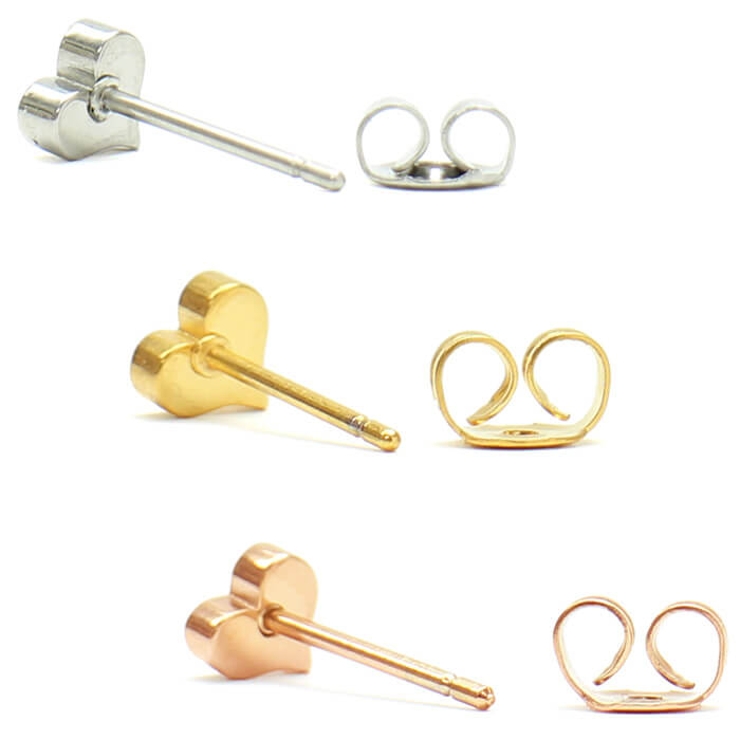 ピアス サージカルステンレス ミニフラットハート 1ペア レディース 両耳用 | ピアス専門店HOMESLICEPRODUCTIONS | 詳細画像6 