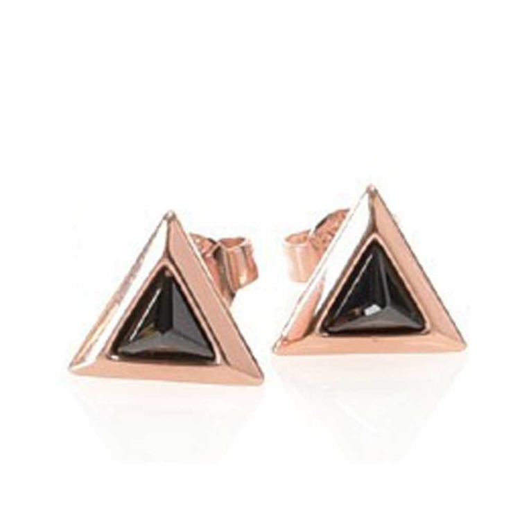 ピンクゴールド | ピアス サージカルステンレス トライアングルピラミッド | ピアス専門店HOMESLICEPRODUCTIONS