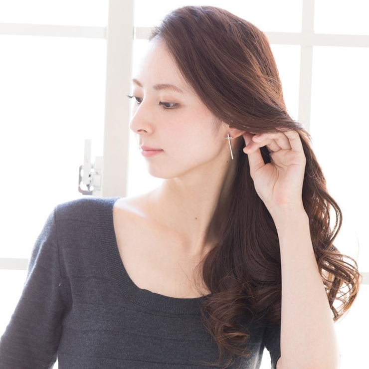 ピアス サージカルステンレス ロングクロス 1ペア レディース 両耳用 | ピアス専門店HOMESLICEPRODUCTIONS | 詳細画像9 