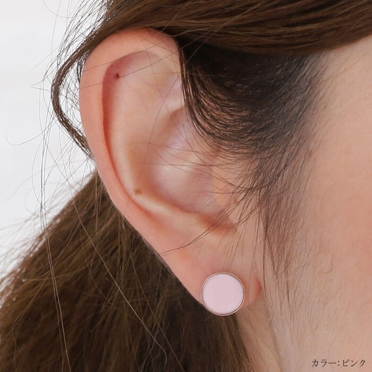 ピアス サージカルステンレス エッジ ラウンド 1ペア レディース 両耳用 | ピアス専門店HOMESLICEPRODUCTIONS | 詳細画像4 