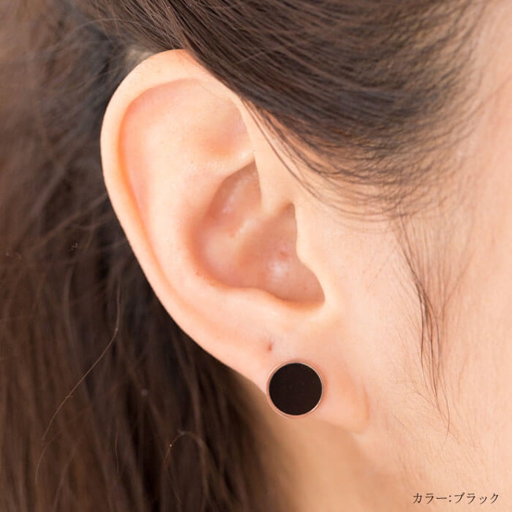 ピアス サージカルステンレス エッジ ラウンド 1ペア レディース 両耳用 | ピアス専門店HOMESLICEPRODUCTIONS | 詳細画像5 
