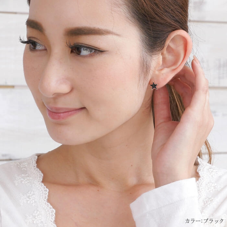 ピアス サージカルステンレス エッジ スター 1ペア レディース 両耳用 | ピアス専門店HOMESLICEPRODUCTIONS | 詳細画像10 