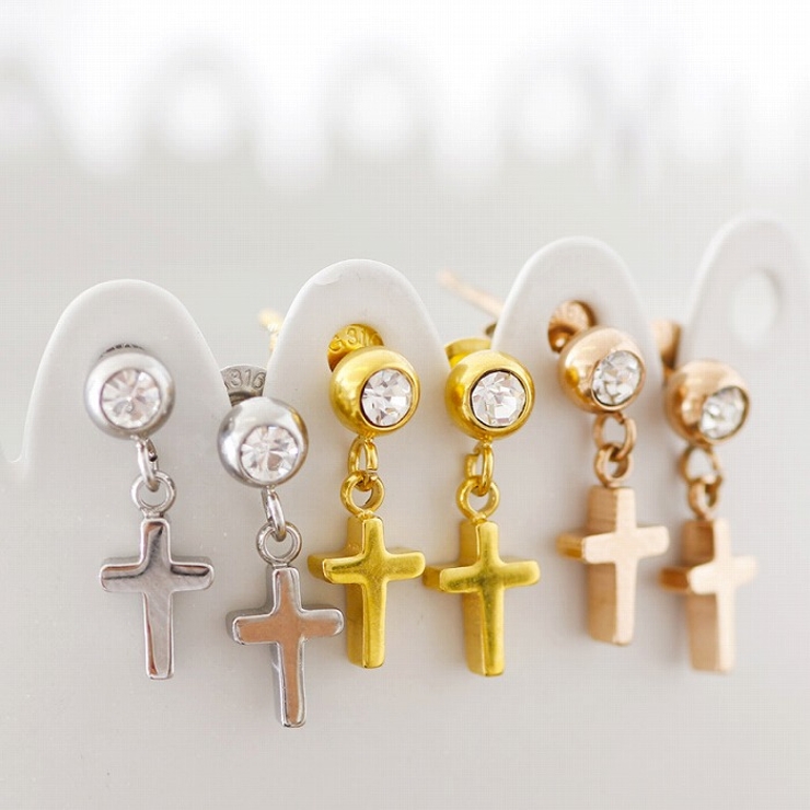 ピアス サージカルステンレス ミニクロス 1ペア レディース 両耳用 | ピアス専門店HOMESLICEPRODUCTIONS | 詳細画像7 