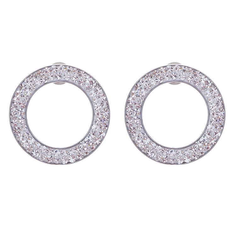 クリア | ピアス サージカルステンレス ジュエルラウンドフレーム | ピアス専門店HOMESLICEPRODUCTIONS