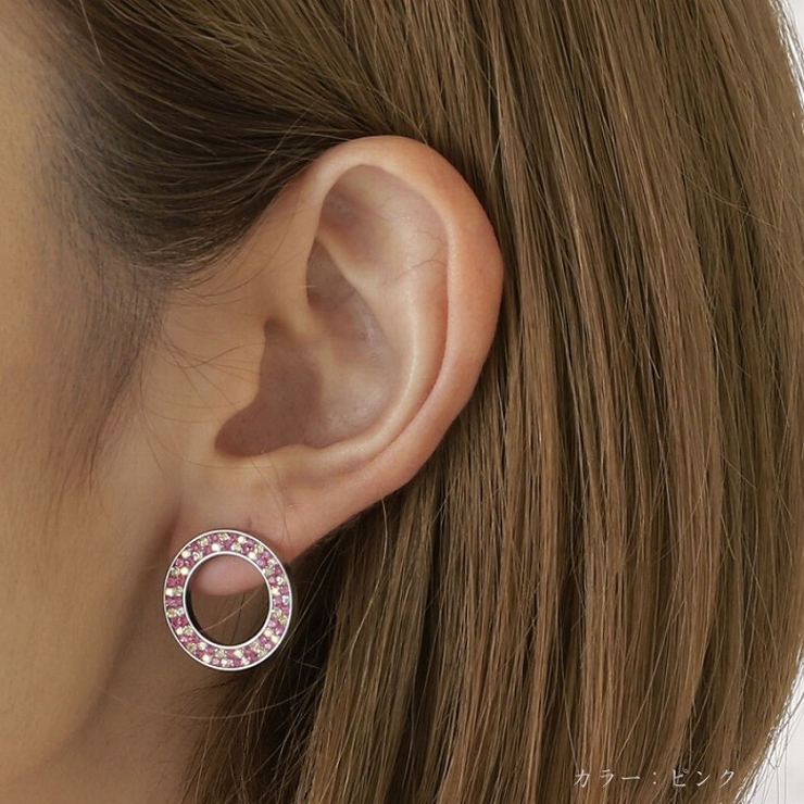 ピアス サージカルステンレス ジュエルラウンドフレーム | ピアス専門店HOMESLICEPRODUCTIONS | 詳細画像3 