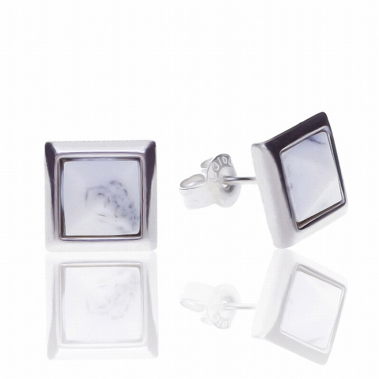 ピアス サージカルステンレス スクエアジュエル 1ペア レディース 両耳用 | ピアス専門店HOMESLICEPRODUCTIONS | 詳細画像1 