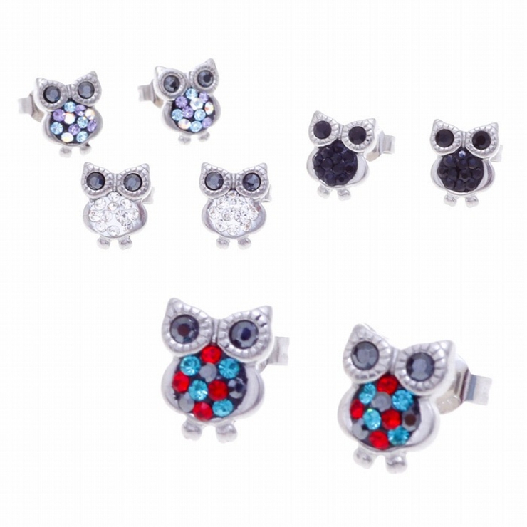 ピアス サージカルステンレス ジュエルアウル 1ペア   レディース 両耳用 | ピアス専門店HOMESLICEPRODUCTIONS | 詳細画像1 