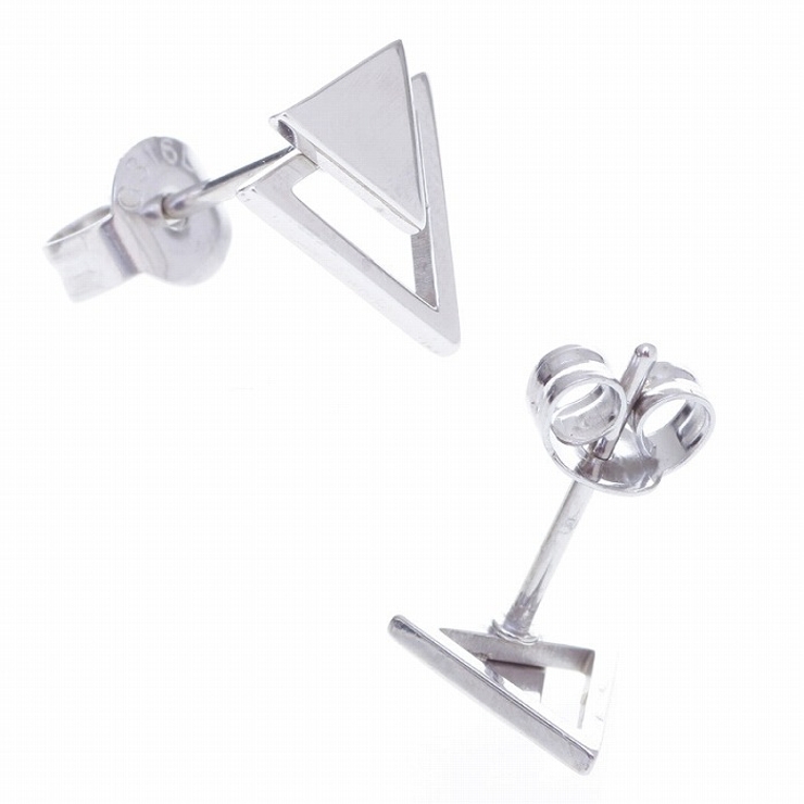 ピアス サージカルステンレス ダブルトライアングル 1ペア レディース 両耳用 | ピアス専門店HOMESLICEPRODUCTIONS | 詳細画像6 