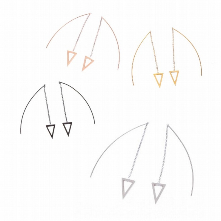 ピアス サージカルステンレス トライアングルフレーム | ピアス専門店HOMESLICEPRODUCTIONS | 詳細画像1 
