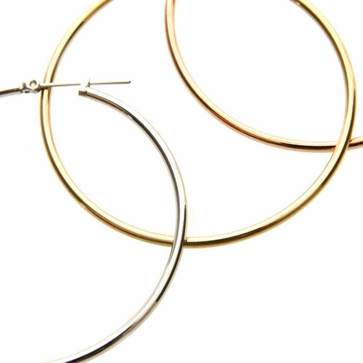 ピアス サージカルステンレス シンプルフープ 1ペア レディース 両耳用 | ピアス専門店HOMESLICEPRODUCTIONS | 詳細画像6 