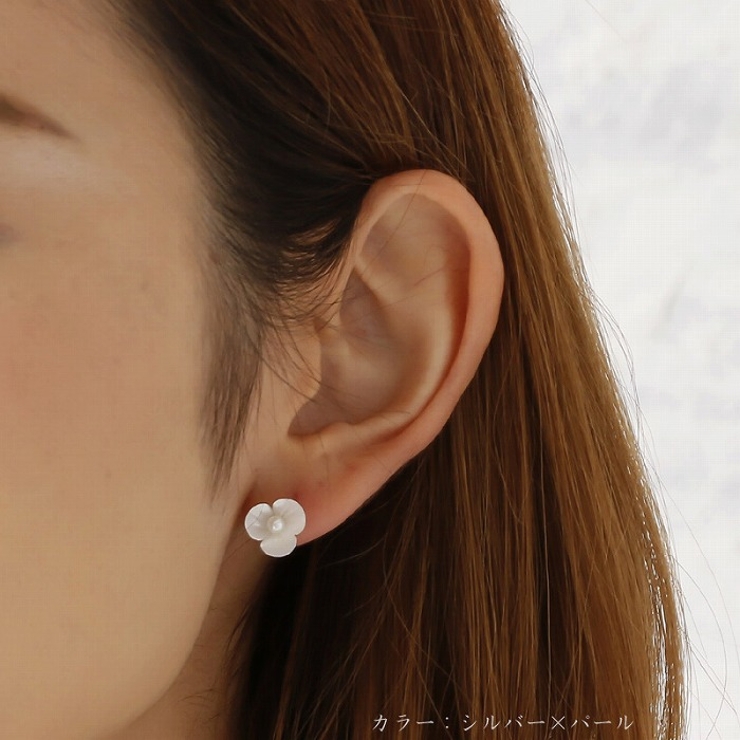 ピアス サージカルステンレス フラワー 1ペア レディース 両耳用 | ピアス専門店HOMESLICEPRODUCTIONS | 詳細画像3 