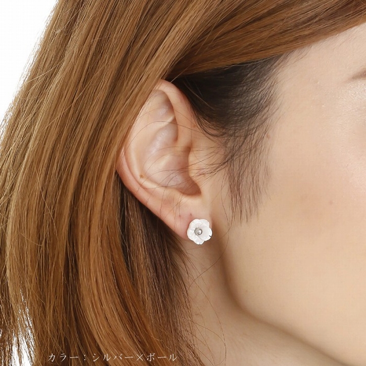 ピアス サージカルステンレス フラワー 1ペア レディース 両耳用 | ピアス専門店HOMESLICEPRODUCTIONS | 詳細画像4 