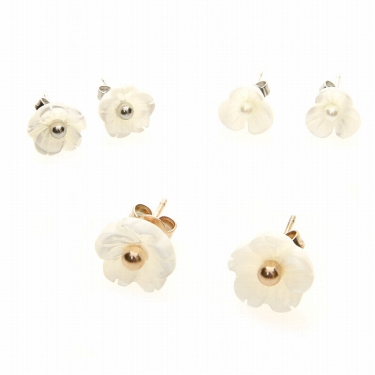 ピアス サージカルステンレス フラワー 1ペア レディース 両耳用 | ピアス専門店HOMESLICEPRODUCTIONS | 詳細画像1 