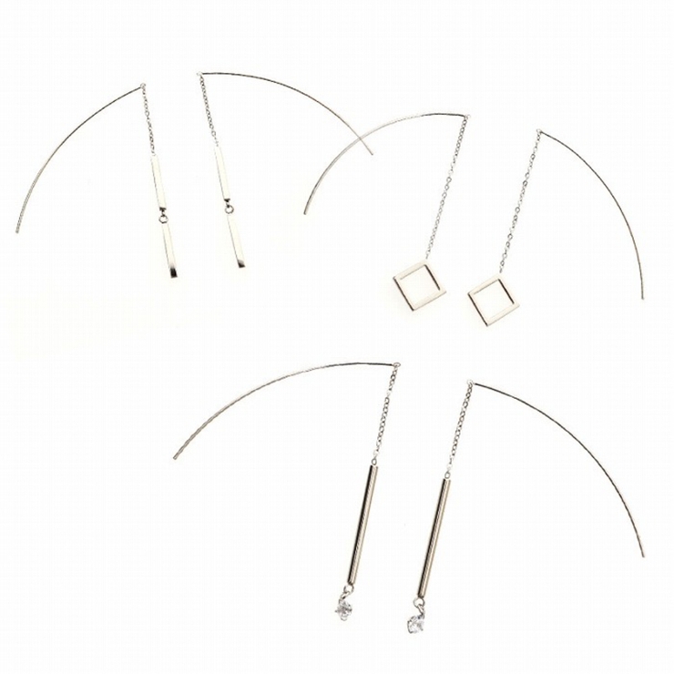 ピアス サージカルステンレス グラフィックチャームチェーン | ピアス専門店HOMESLICEPRODUCTIONS | 詳細画像1 