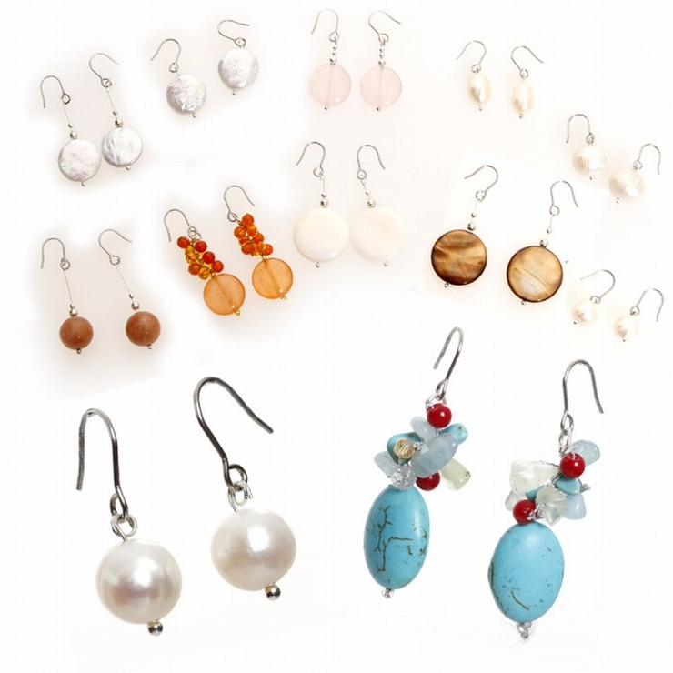 ピアス サージカルステンレス バラエティストーンチャーム | ピアス専門店HOMESLICEPRODUCTIONS | 詳細画像1 