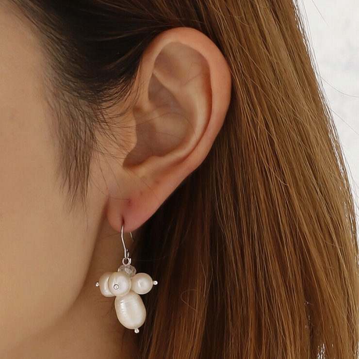 ピアス サージカルステンレス パールチャーム  1ペア レディース 両耳用 | ピアス専門店HOMESLICEPRODUCTIONS | 詳細画像5 