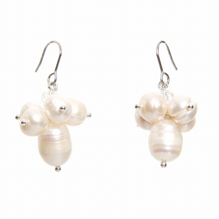 ピアス サージカルステンレス パールチャーム  1ペア レディース 両耳用 | ピアス専門店HOMESLICEPRODUCTIONS | 詳細画像1 