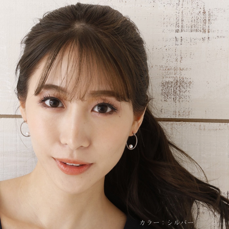 ピアス サージカルステンレス パールオンフープ 1ペア レディース 両耳用 | ピアス専門店HOMESLICEPRODUCTIONS | 詳細画像10 