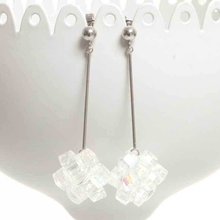 ピアス サージカルステンレス ビーズフラワー 1ペア レディース 両耳用 | ピアス専門店HOMESLICEPRODUCTIONS | 詳細画像7 