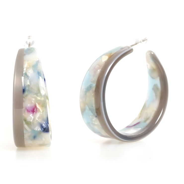 ピアス サージカルステンレス マーブルバイカラー | ピアス専門店HOMESLICEPRODUCTIONS | 詳細画像6 