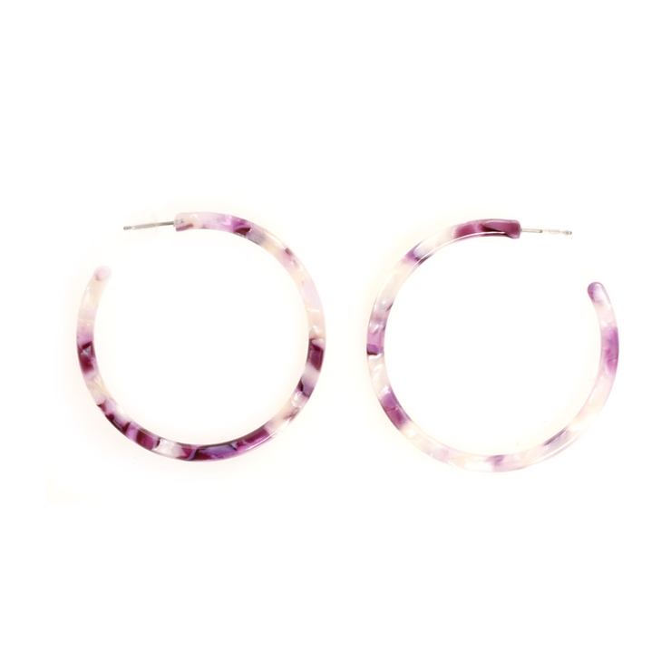 パープルマーブル | ピアス サージカルステンレス マーブルカラー | ピアス専門店HOMESLICEPRODUCTIONS