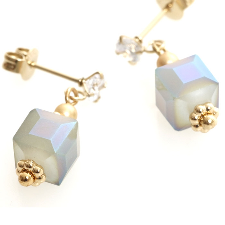 ピアス サージカルステンレス ジュエル＆キューブビーズ | ピアス専門店HOMESLICEPRODUCTIONS | 詳細画像7 