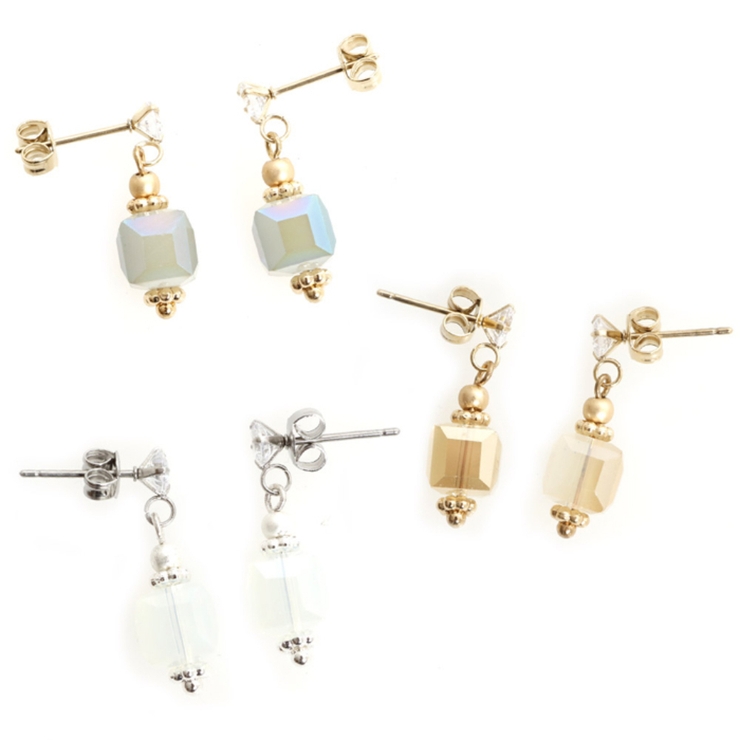 ピアス サージカルステンレス ジュエル＆キューブビーズ | ピアス専門店HOMESLICEPRODUCTIONS | 詳細画像1 