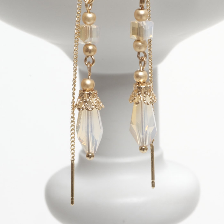 ピアス サージカルステンレス ジュエル＆ガラスビーズ | ピアス専門店HOMESLICEPRODUCTIONS | 詳細画像2 