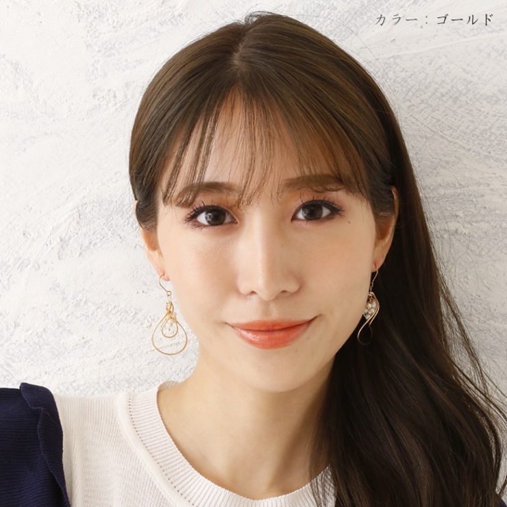 ピアス サージカルステンレス ウェービングフレーム＆淡水パール | ピアス専門店HOMESLICEPRODUCTIONS | 詳細画像8 