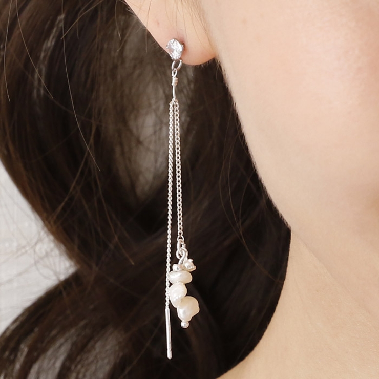 ピアス サージカルステンレス ダブルチェーン | ピアス専門店HOMESLICEPRODUCTIONS | 詳細画像5 