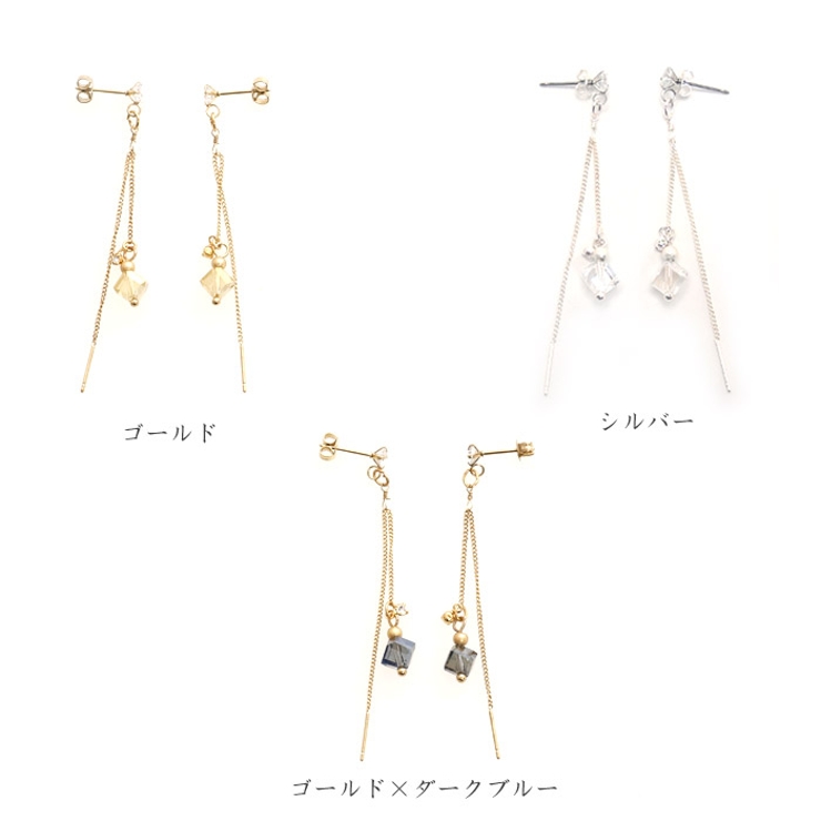 ピアス サージカルステンレス ジュエル＆キューブ | ピアス専門店HOMESLICEPRODUCTIONS | 詳細画像2 