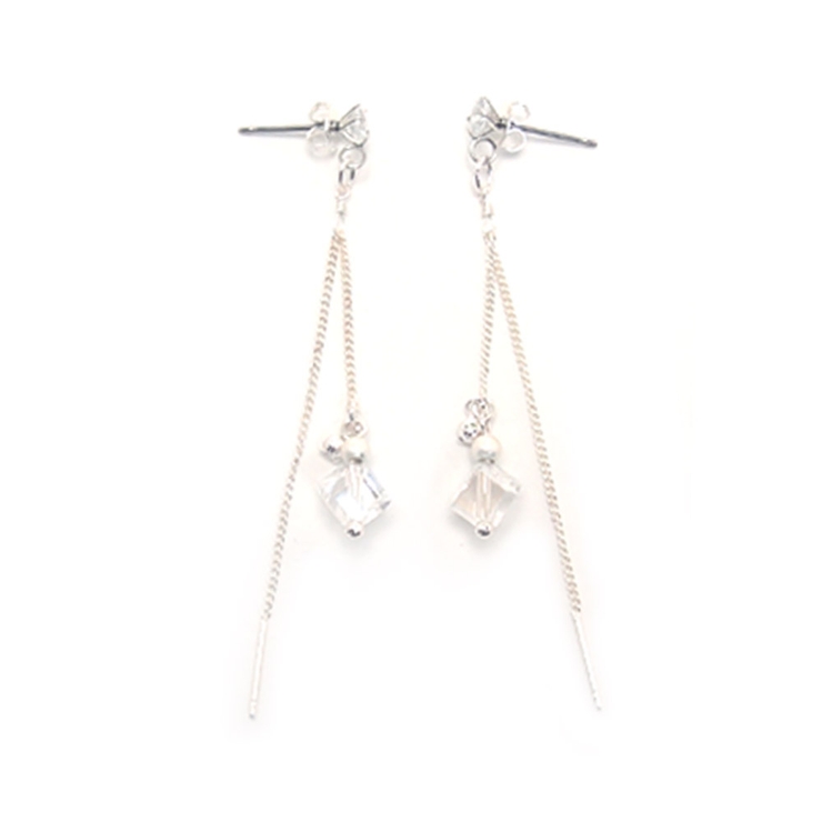 シルバー | ピアス サージカルステンレス ジュエル＆キューブ | ピアス専門店HOMESLICEPRODUCTIONS