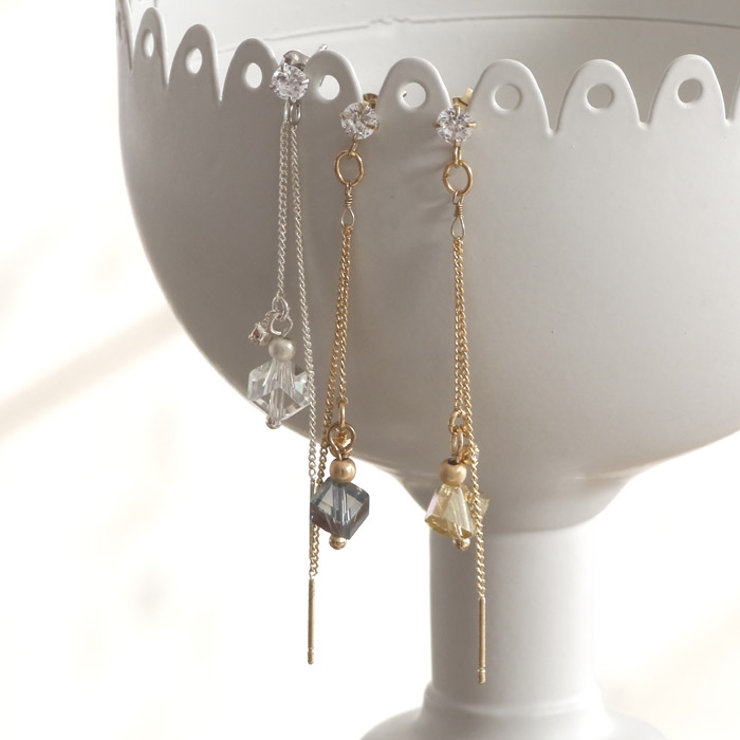 ピアス サージカルステンレス ジュエル＆キューブ | ピアス専門店HOMESLICEPRODUCTIONS | 詳細画像3 