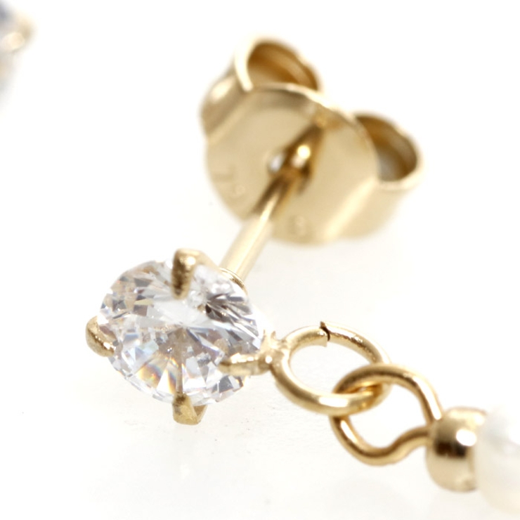 ピアス サージカルステンレス ジュエル＆ミニ淡水パール | ピアス専門店HOMESLICEPRODUCTIONS | 詳細画像7 