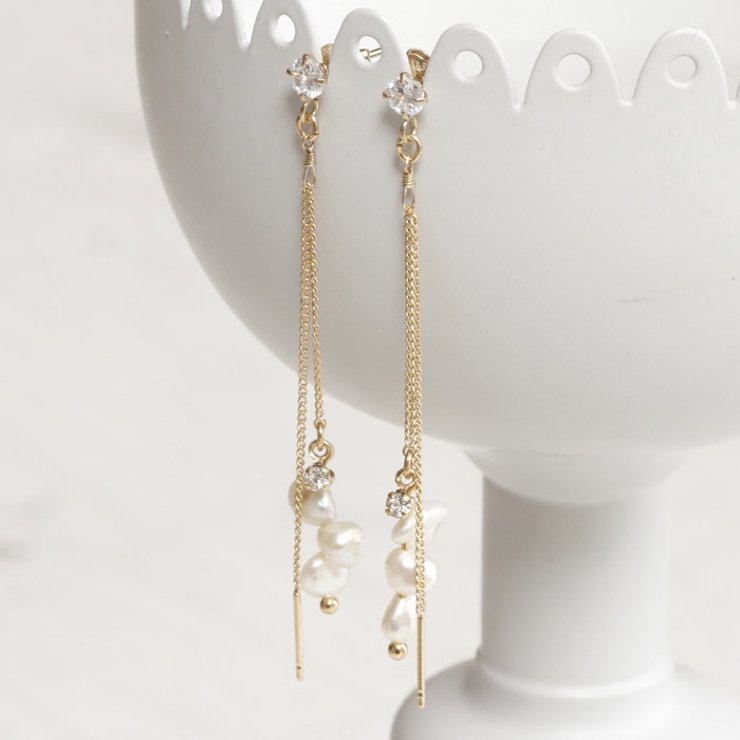 ピアス サージカルステンレス ダブルチェーン | ピアス専門店HOMESLICEPRODUCTIONS | 詳細画像7 