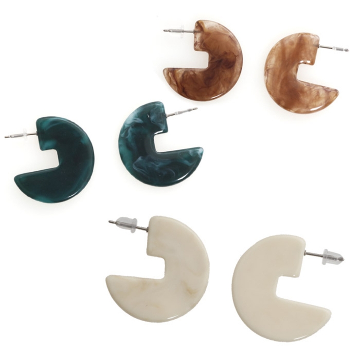 ピアス サージカルステンレス ユニークハーフサークル | ピアス専門店HOMESLICEPRODUCTIONS | 詳細画像1 