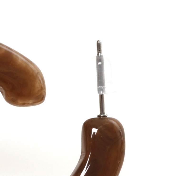 ピアス サージカルステンレス カッティングオーバル 1ペア レディース 両耳用 | ピアス専門店HOMESLICEPRODUCTIONS | 詳細画像6 