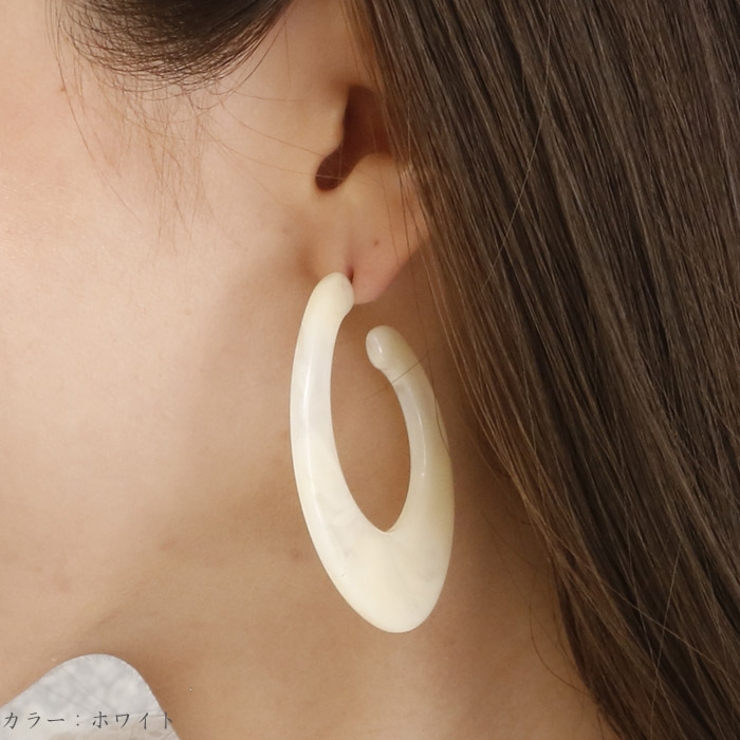 ピアス サージカルステンレス カッティングオーバル 1ペア レディース 両耳用 | ピアス専門店HOMESLICEPRODUCTIONS | 詳細画像4 