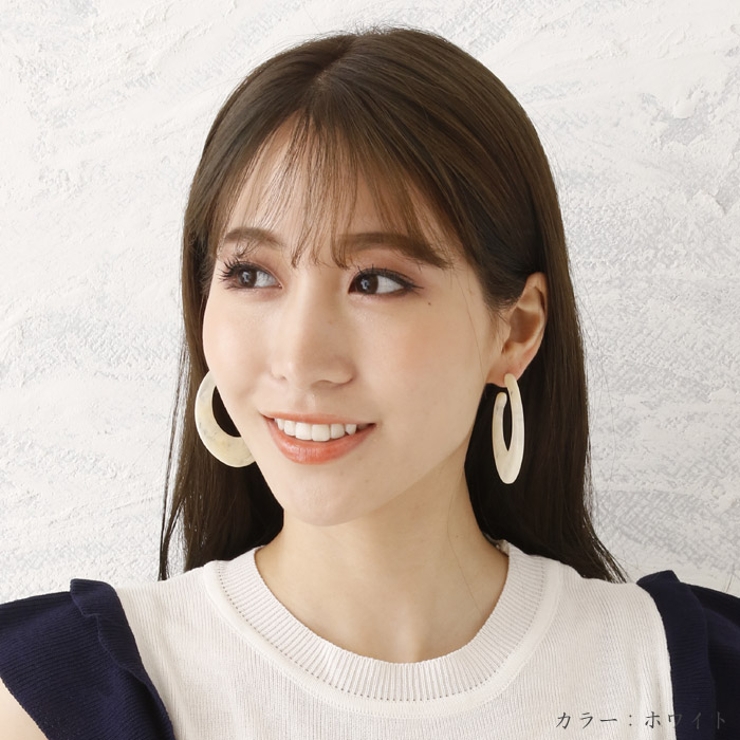 ピアス サージカルステンレス カッティングオーバル 1ペア レディース 両耳用 | ピアス専門店HOMESLICEPRODUCTIONS | 詳細画像10 