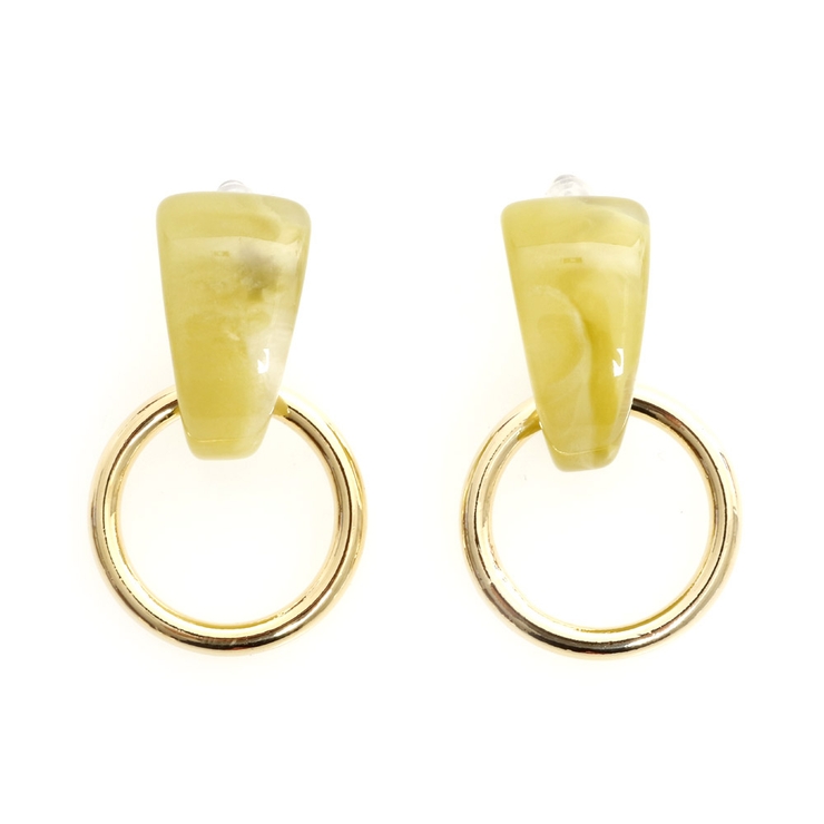 ティーグリーン | ピアス サージカルステンレス グラフィック×フープ 1ペア レディース 両耳用 | ピアス専門店HOMESLICEPRODUCTIONS