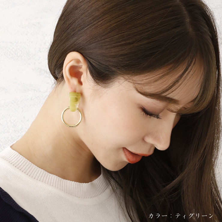 ピアス サージカルステンレス グラフィック×フープ 1ペア レディース 両耳用 | ピアス専門店HOMESLICEPRODUCTIONS | 詳細画像10 