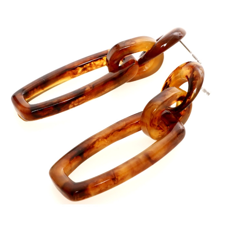 ピアス サージカルステンレス ラウンド×ダブルチェーンフレーム | ピアス専門店HOMESLICEPRODUCTIONS | 詳細画像6 