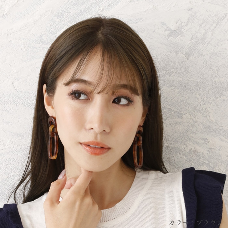 ピアス サージカルステンレス ラウンド×ダブルチェーンフレーム | ピアス専門店HOMESLICEPRODUCTIONS | 詳細画像9 