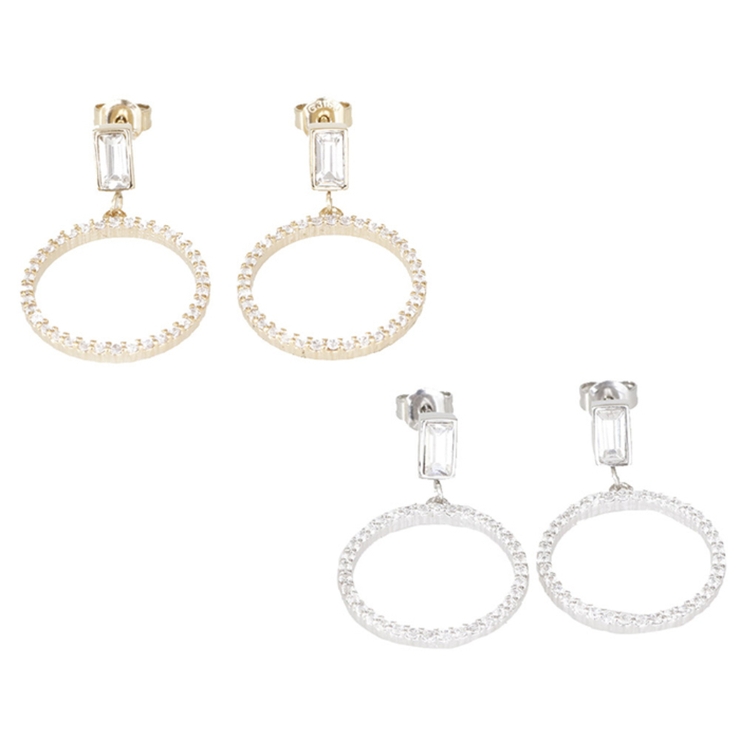 ピアス サージカルステンレス ジュエルサークル 1ペア レディース 両耳用 | ピアス専門店HOMESLICEPRODUCTIONS | 詳細画像1 