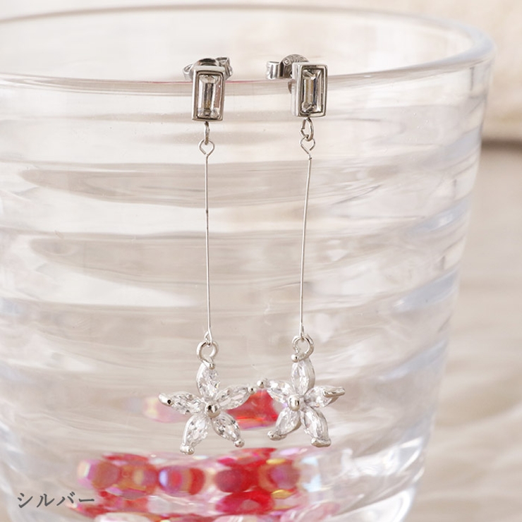 ピアス サージカルステンレス レクタングルジュエル | ピアス専門店HOMESLICEPRODUCTIONS | 詳細画像2 