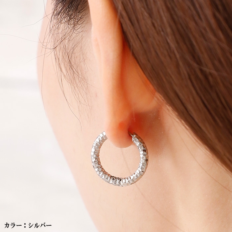 ピアス サージカルステンレス デザインフープ 1ペア レディース 両耳用 | ピアス専門店HOMESLICEPRODUCTIONS | 詳細画像5 